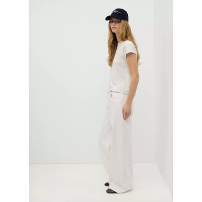 Jean wide leg détail passants MANGO TEEN