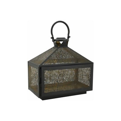 Lanterne rectangulaire en métal noir AUBRY GASPARD