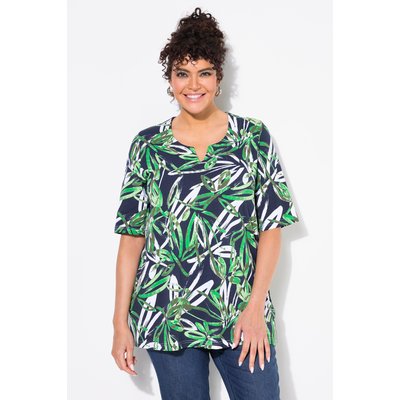 T-shirt à manches courtes et col tunisien ULLA POPKEN