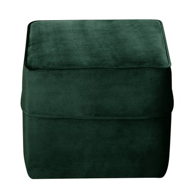 Pouf carré velours - OSCAR CAMIF EDITION