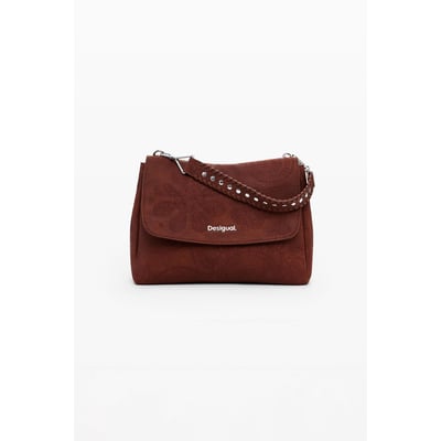 Sac à Main Desigual Femme - Motif Floral Rouge - Dimensions 45x35x20 Cm - Occasion