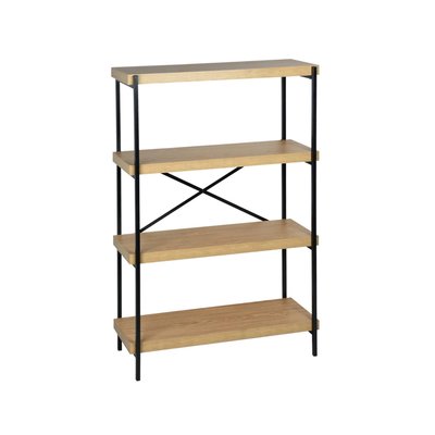 Etagère effet frêne et métal 4 niveaux LOFT SWEEEK