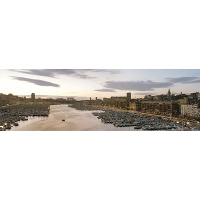 Tableau Mural Port Au Crepuscule MER CEANOTHE
