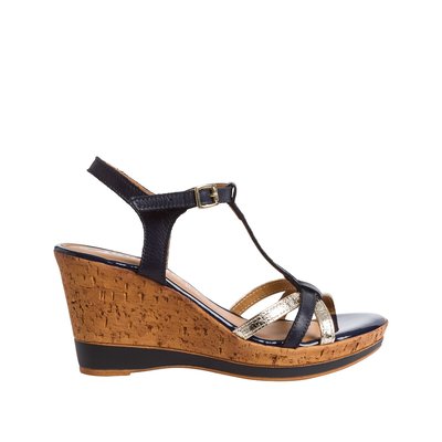 Nu pied bleu marine femme best sale
