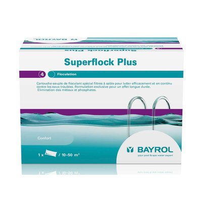 Superflock Plus - Floculant spécial filtre à sable 8 BAYROL