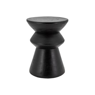 Tabouret en bois paulownia Pion noir AUBRY GASPARD