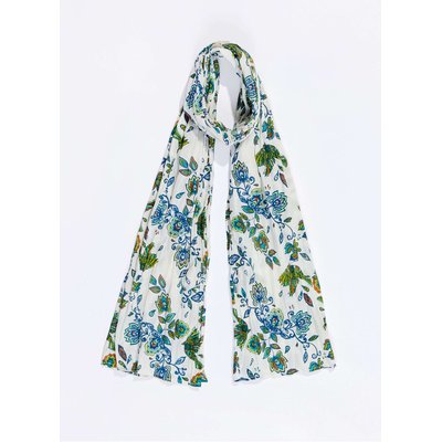 Foulard voile de coton bio imprimée LAVANDI LA FIANCÉE