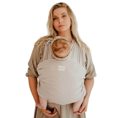 Echarpe de portage Tricot-Easy Warm Sand BABYLONIA