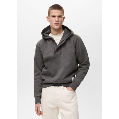 Sweat capuche col zippé MANGO MAN
