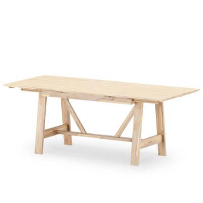 Table à manger, extensible, bois, LAMAS DEFORA HOME