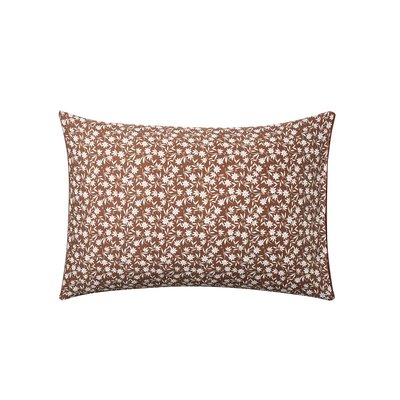 Taie d'oreiller imprimée en satin de coton, Made in France, ÉTÉ INDIEN A DEMAIN