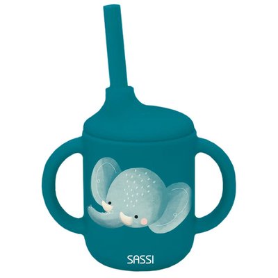 Gobelet en silicone Chewy l'éléphant SASSI JUNIOR