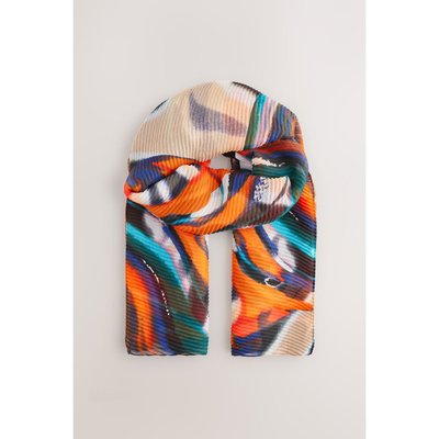 Foulard léger plissé à effet marbré NEXT