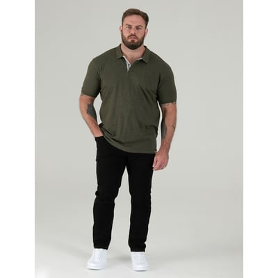 Polo uni manches courtes grande taille GRANT DUKE