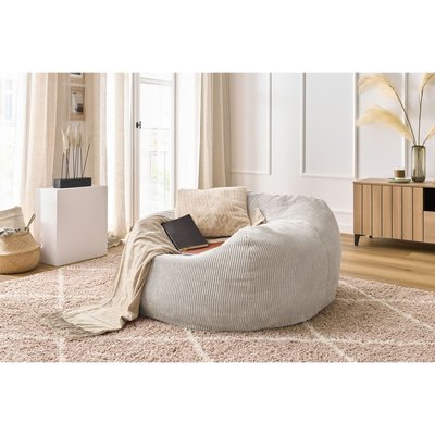 Pouf velours côtelé, VOLTAIRE BOBOCHIC