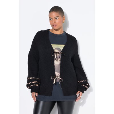 Cardigan oversize, nœuds motif léopard STUDIO UNTOLD