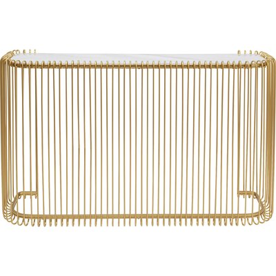 Console Wire 142x43cm dorée KARE DESIGN