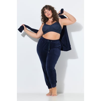 Pantalon homewear, velours ras ULLA POPKEN