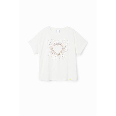 T-shirt cœur strass DESIGUAL