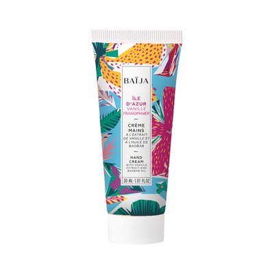 Crème Mains à l'extrait de Vanille et à l'Huile de Baobab - ILE D'AZUR BAIJA