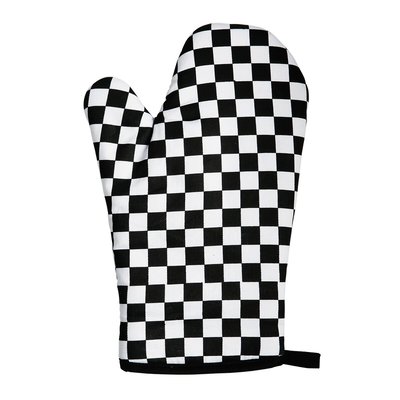 Cotton Single Oven Glove in Check Print SO'HOME