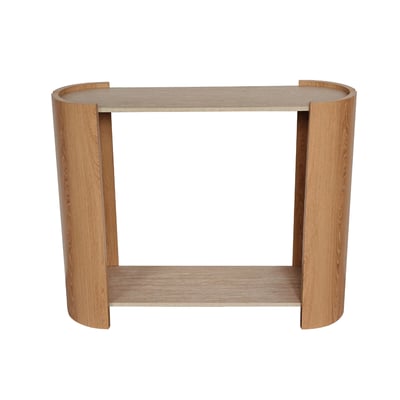 Console décor travertin et bois - IZIA CALICOSY
