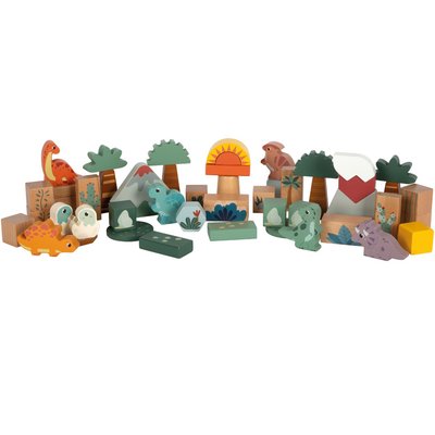 Blocs de construction en bois Dino SMALL FOOT COMPANY