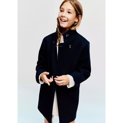 Manteau long drap de laine MANGO KIDS