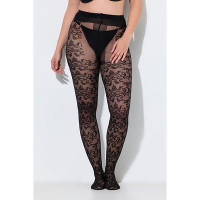 Collants motif floral ULLA POPKEN