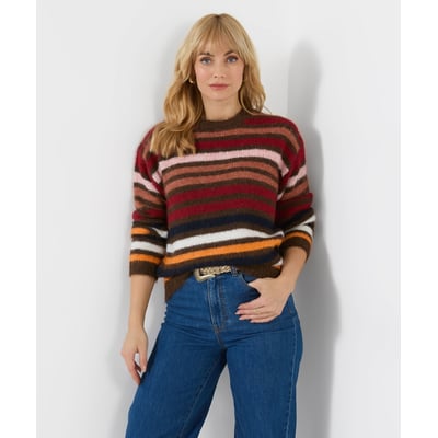Pull Duveteux Rayé Jours d'Automne JOE BROWNS