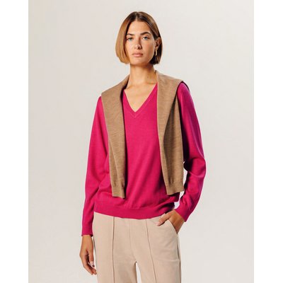 Pull col V en laine mérinos RODIER