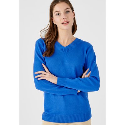 Pull col "V" maille jersey DAMART