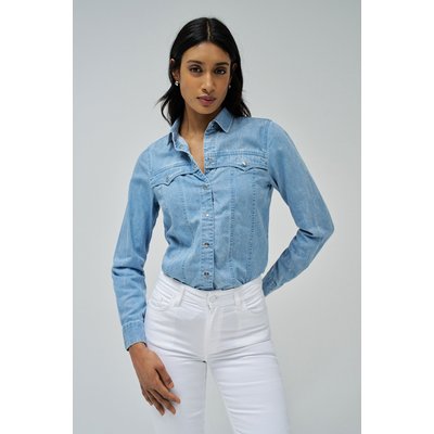 CHEMISE LIGHTDENIM AVEC EFFETS DE LAVAGE SALSA JEANS