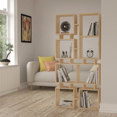 Шкаф книжный прямой 4 яруса SO'HOME