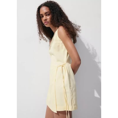 Robe à bretelles détail nœud MANGO