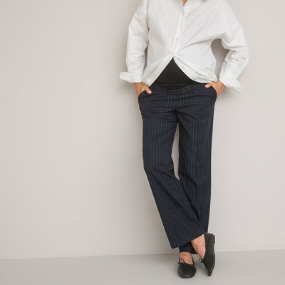 Pantalon de grossesse droit à rayures LA REDOUTE COLLECTIONS