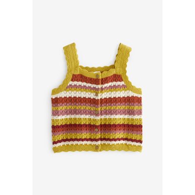 Débardeur rayé au crochet coupe classique NEXT