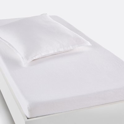 Kinder-Fixleintuch, gewaschenes Leinen, Steg 30 cm, Linot LA REDOUTE INTERIEURS