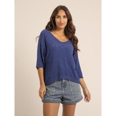Pull bleu royal femme La Redoute