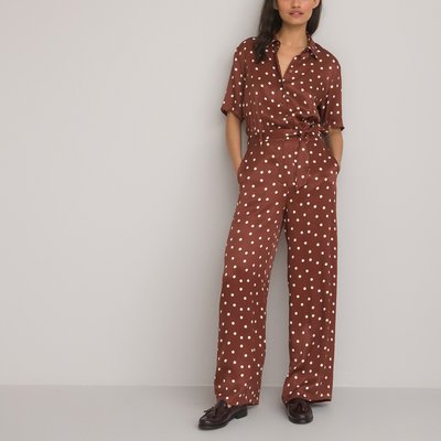 Macacão às bolas, mangas curtas LA REDOUTE COLLECTIONS