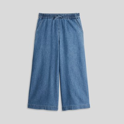 Pantalon large en chambray, Coton BIO et Oeko-Tex MONOPRIX KIDS