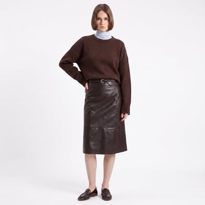 Pull femme à manches tombées en laine TEMOURA ARTLOVE