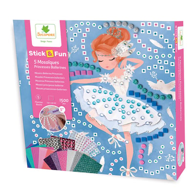 5 Mosaïques Princesses ballerines SYCOMORE