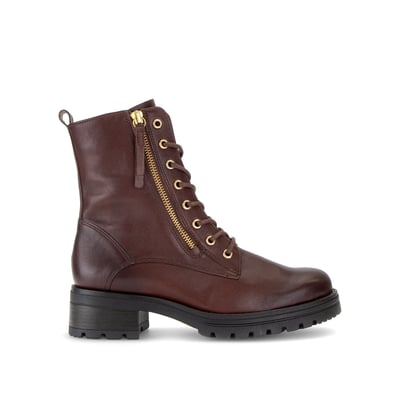 Bottines en cuir lisse à talon décroché GABOR