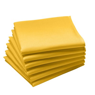 Lot de 6 serviettes de table en coton, Made in France, CAMBRAI COUCKE
