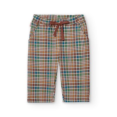 Pantalon à carreaux et poches BOBOLI