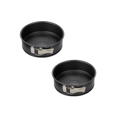 Ensemble de 2 Moules à manqué à charnière 30 cm BLACK METALLIC ZENKER