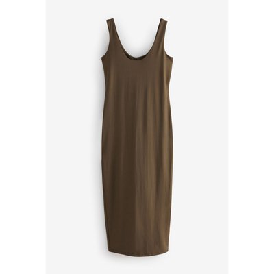 Robe midi sans manches à col dégagé NEXT
