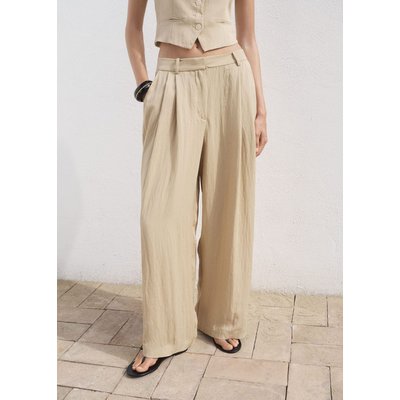 Pantalon de costume droit taille normale MANGO