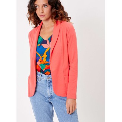 Veste souple unie maille bio CATLINE LA FIANCÉE